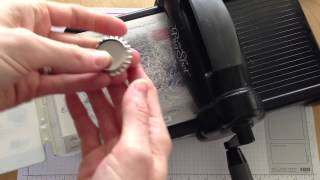 How to Smash a Stampin Up! Soda Pop Top (bottle cap) using the Big Shot
