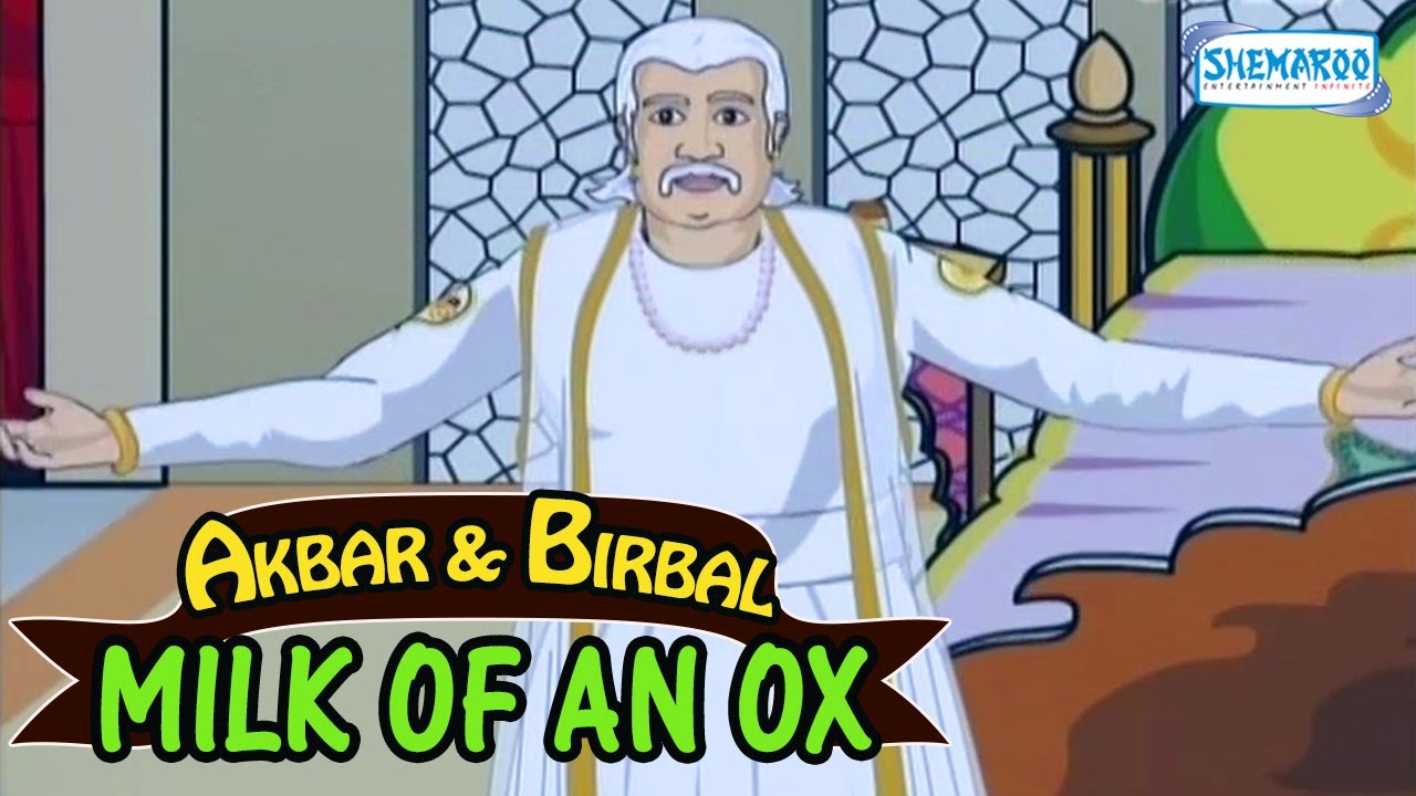 Akbar And Birbal - Milk Of An Ox - Funny Animated Stories