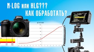 10 бит на Nikon Z6 | Съёмка и обработка N-log и HLG | RAW видео