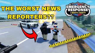 We became news reporters in ERLC! (WE GOT FIRED)