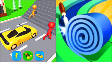 Shape-shifting vs Spiral Roll | Android iOS Mobile Gameplay Walkthrough