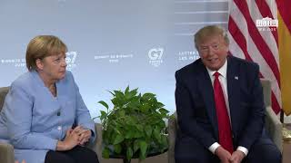 President Trump Participates in a Bilateral Meeting with the Chancellor of Germany