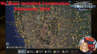 American Truck Simulator (1.61) My Maps Installed Combination September 2026 + DLC's & Mods