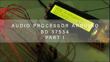 Tone control digital ( Audio Processor ) DIY Arduino BD37534