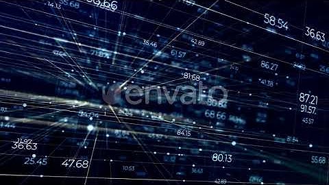 Abstract Field Random Numbers | Motion Graphics - Videohive template