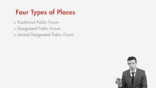 Famous First Amendment lecture: Public Forum Doctrine | quimbee.com Wealth