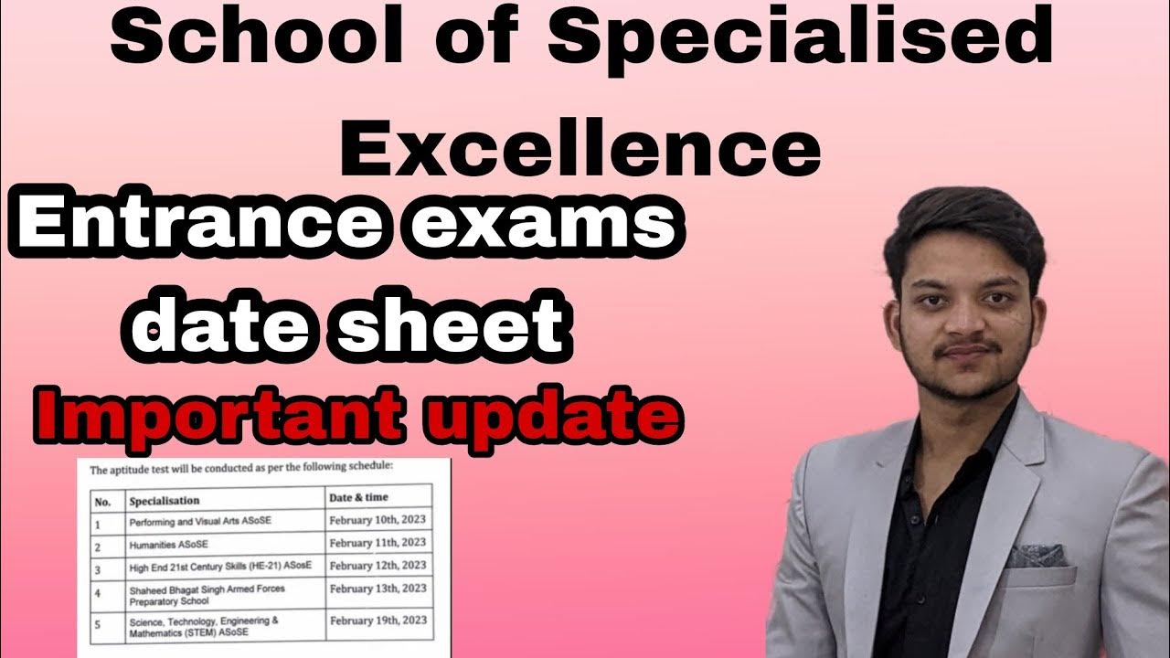 SoSE datesheet 2023 exam ll class 9 sose Admit card ll Download SoSE