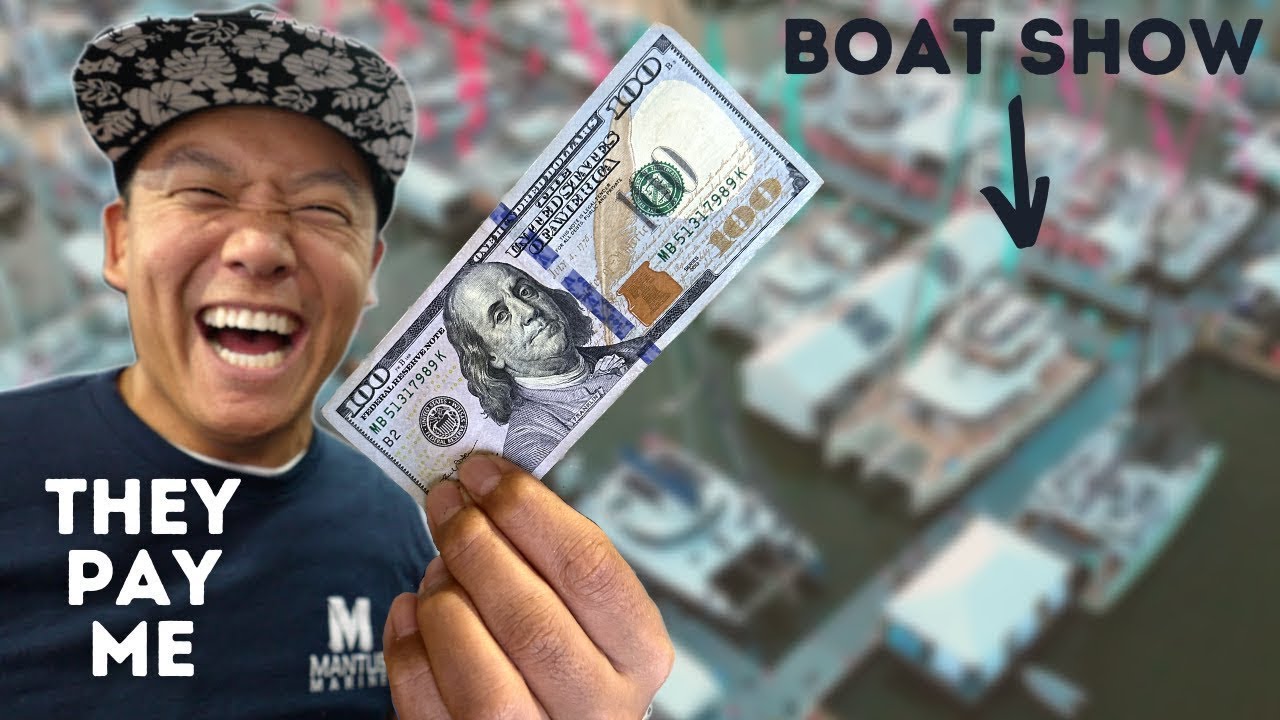 I Get Paid CASH MONEY at the Annapolis Boat Show