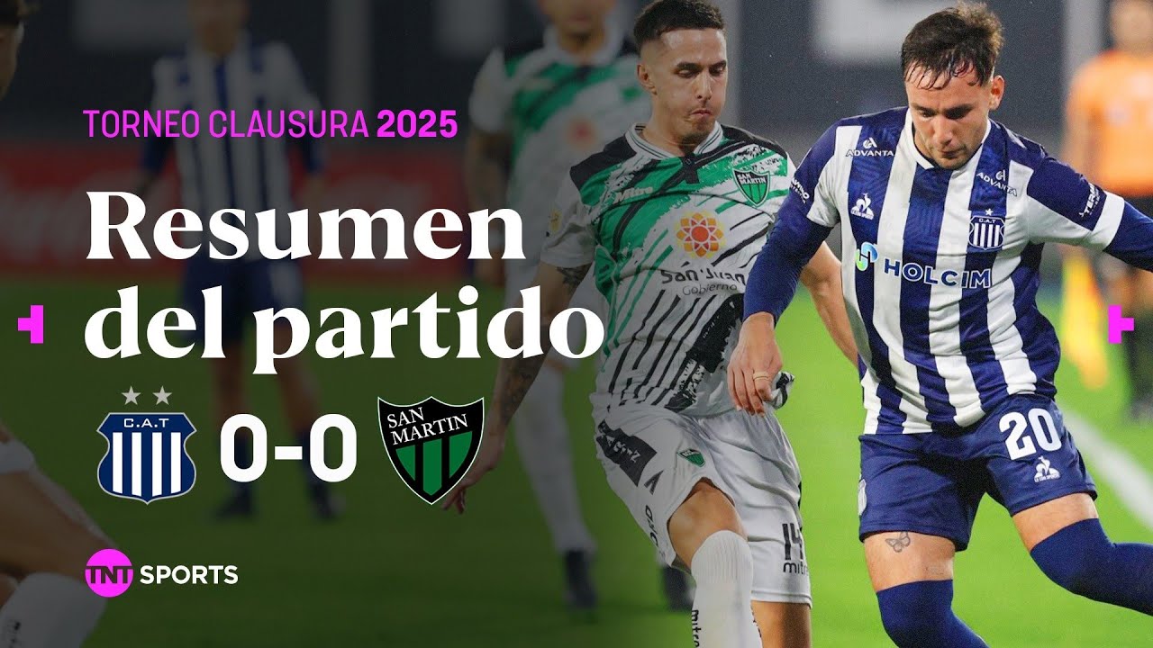 TALLERES y SAN MARTÍN CERRARON LA FECHA con un EMPATE | #Talleres 0-0 # ...