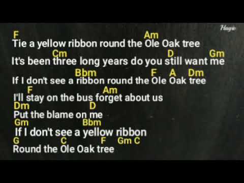 Tie a yellow ribbon with chords