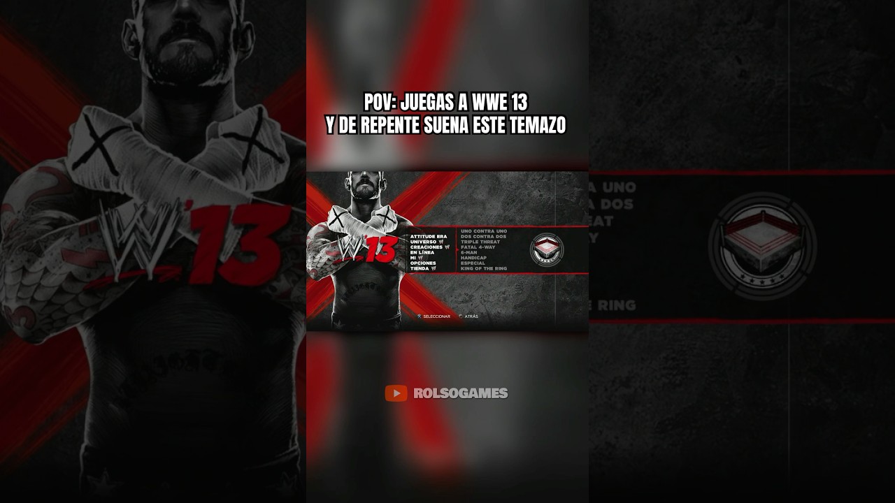 POV: juegas WWE 13 y suena este temazo 💔 