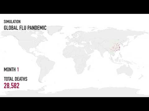 Simulation: Global Flu Pandemic