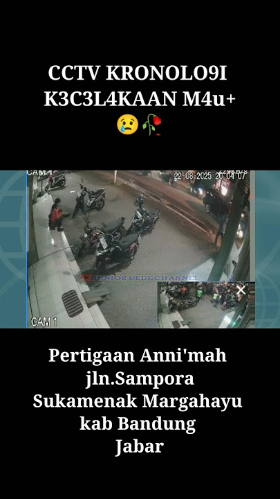 NG3R1 ❗ TEREKAM CCTV KRONOLOG1 K3C3L4KAAN JLN SAMPORA SUKAMENAK #kecelakaan #sukamenak #bandung