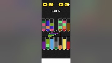 2022! Water Sort Level 151 Walkthrough Solution Android/iOS