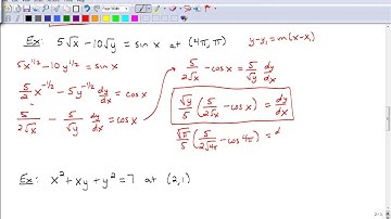 3.7 Implicit Differentiation