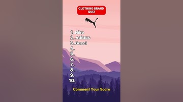 Can You Guess These 10 Famous Brand Logos? #quizz #guess #brands #logo