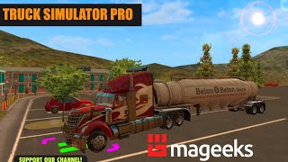 Truck Simulator PRO 2 Android GamePlay Truck Game Games screenshot 3