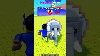 Showing pro skills