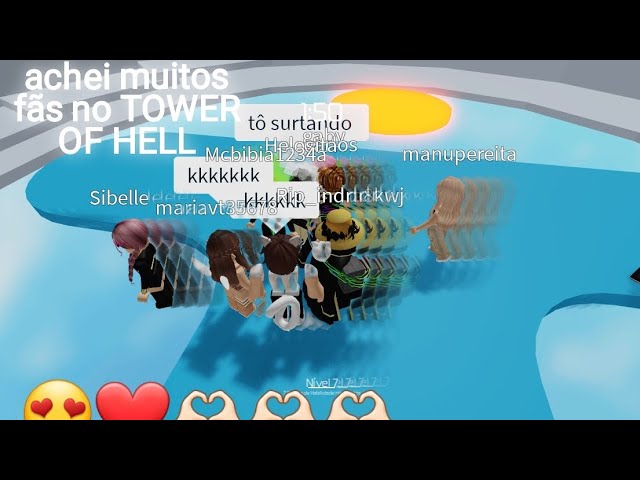 SE CAIR OU MORRER A JULIA MINEGIRL MOSTRA O ROSTO no TOWER OF HELL (ROBLOX)