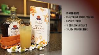 Fedway associates own master mixologist darryl pettigano, creates a
delicious fall cocktail using crown royal salted caramel. cheers!