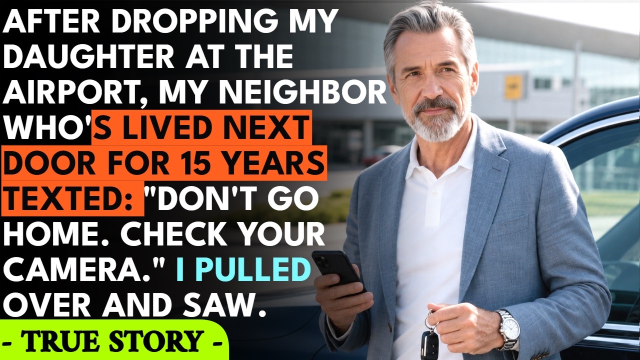 I got pulled over on the shoulder of I-40 expecting a routine call from my neighbor, but her message stopped my heart cold: “Don’t go home. Pull over now and check your front door camera.” On the...