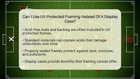 Can I Use UV Protected Framing Instead Of A Display Case? - The Memorabilia Zone