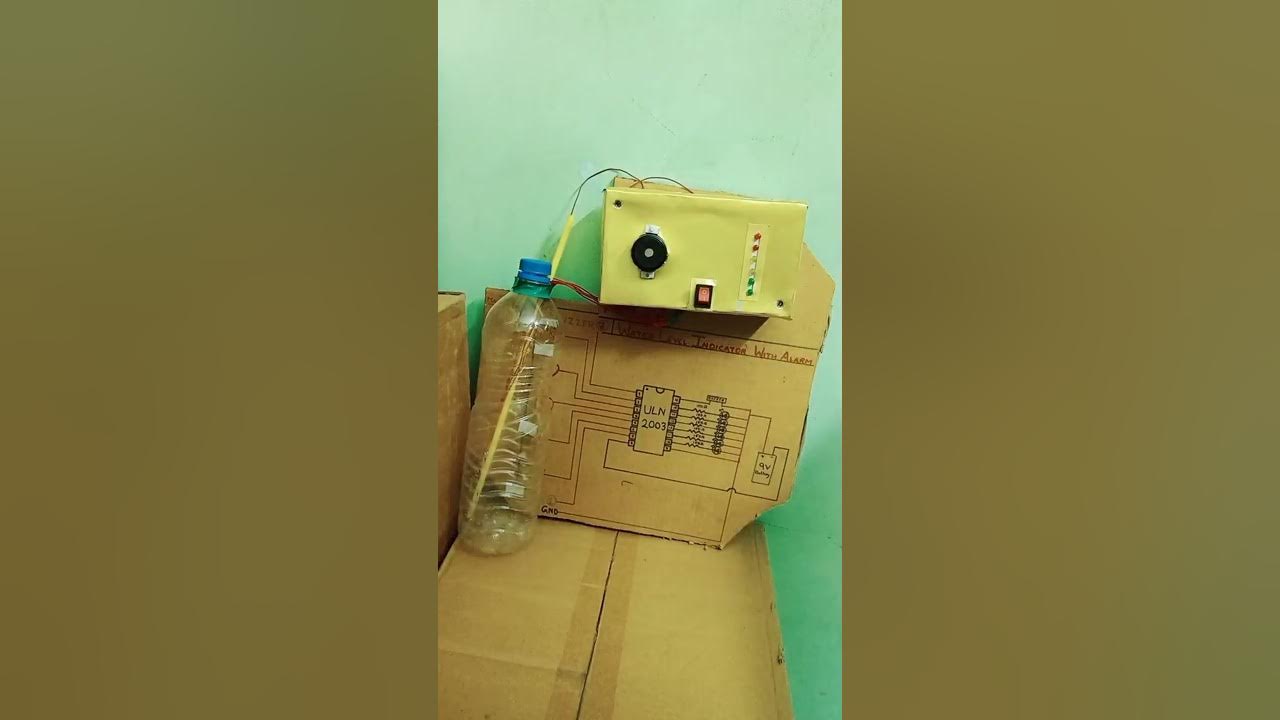 Water level indicator using ULN2003 IC with an alarm YouTube