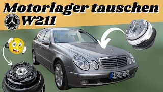 Wenn der Motor wackelt! MOTORLAGER erneuern am Mercedes W211 W203 | MB Youngtimer Parts