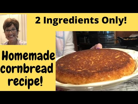 Cornbread Recipe with ONLY 2 INGREDIENTS | Easy CORNBREAD