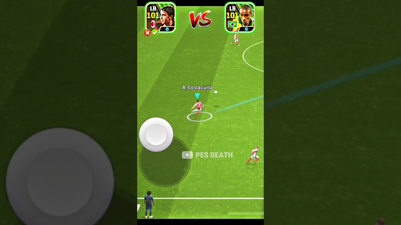 Costacurta Vs Roberto Carlos😈Who is the Best Left Back🥶