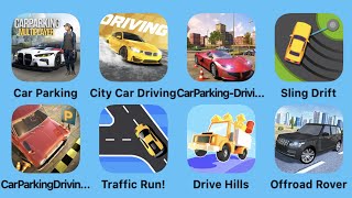 Car Parking, City Car Driving, Car Parking-Driving School and More Car Games iPad Gameplay