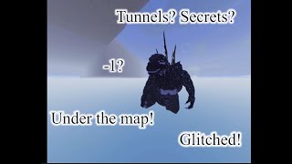 How To Glitch Under The Map Kaiju Universe Roblox