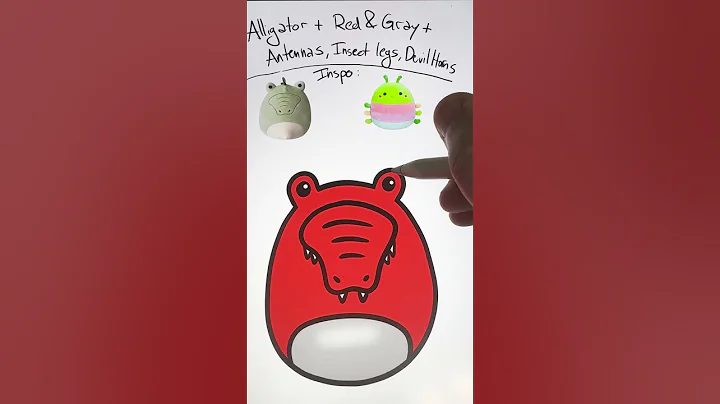 Squishing together random Squishmallows | Roll for Squish! #squishmallows #procreate #shorts