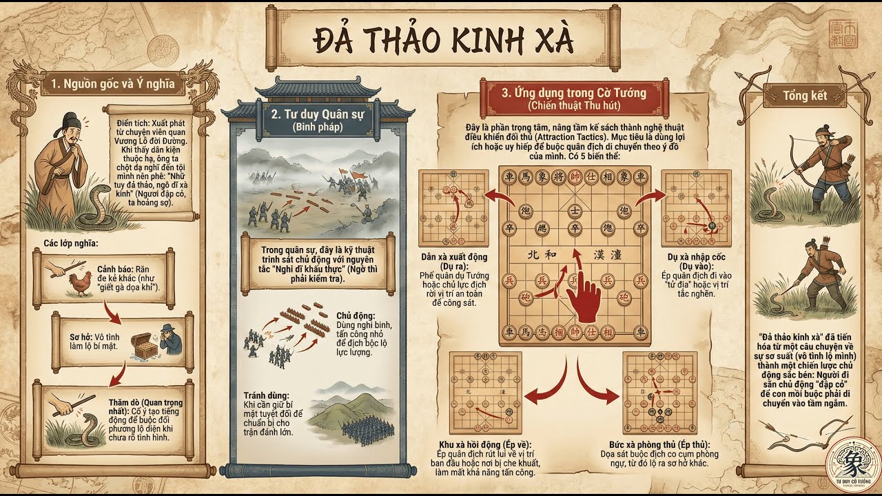 Thưởng thức binh pháp - Tập 9: Đả thảo kinh xà - Đánh cỏ động rắn