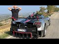 On prend 300 sur route ouverte  je sors la pagani huayra roadster bc  