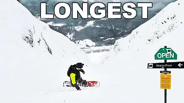 Snowboarding the Longest Double Black Diamond in Alaska