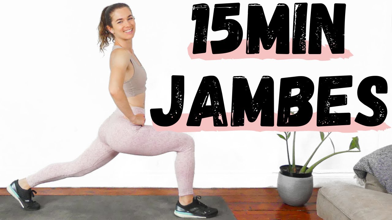 15min  Jambes - Exercices pour l'avant et l'arrière des cuisses - Sans matériel