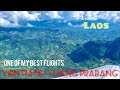 Перелёт Вьентьян - Луанг Прабанг( Лаос) flight Vientiane - Luang Prabang ( eng subtitles)
