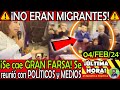 SE CAE GRAN FARSA ¡ NUNCA se reunio con MIGRANTES !