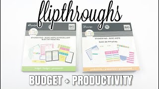 Budget and Productivity Sticker Pad Flip-throughs | At Home With Quita screenshot 5