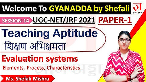 Evaluation System : Concept, Characteristics, Process in Teaching Aptitude UGC NET gyanaddabyshefali