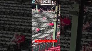 The Lone Red Seat at Fenway