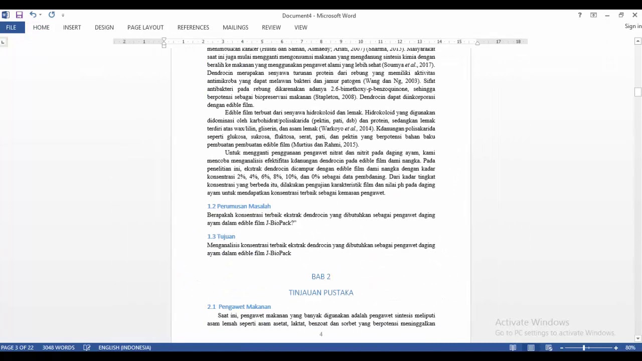 Cara Membuat Daftar Isi Otomatis di Word dengan Mudah