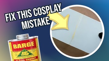 How to clean up contact cement on foam cosplay