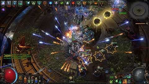 Path of Exile 3.17 Necro Skeleton mages showcase feared