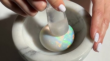 【4K】【ASMR】Birth & Crush of Magical Gemstones – Satisfying Crystal Compilation