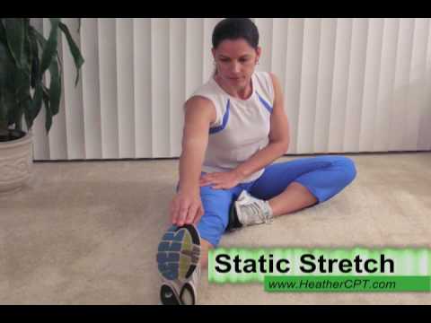 Hamstring Static Stretch by Heather Edwards, CPT