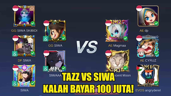 REACTION TAZZ VS SIWA PEMBUKTIAN ADU SKILL SIAPA YG PALING JAGO MENANG DAPET 100 JUTA