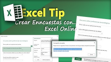 Crear Encuestas con Excel Online | Excel Tip