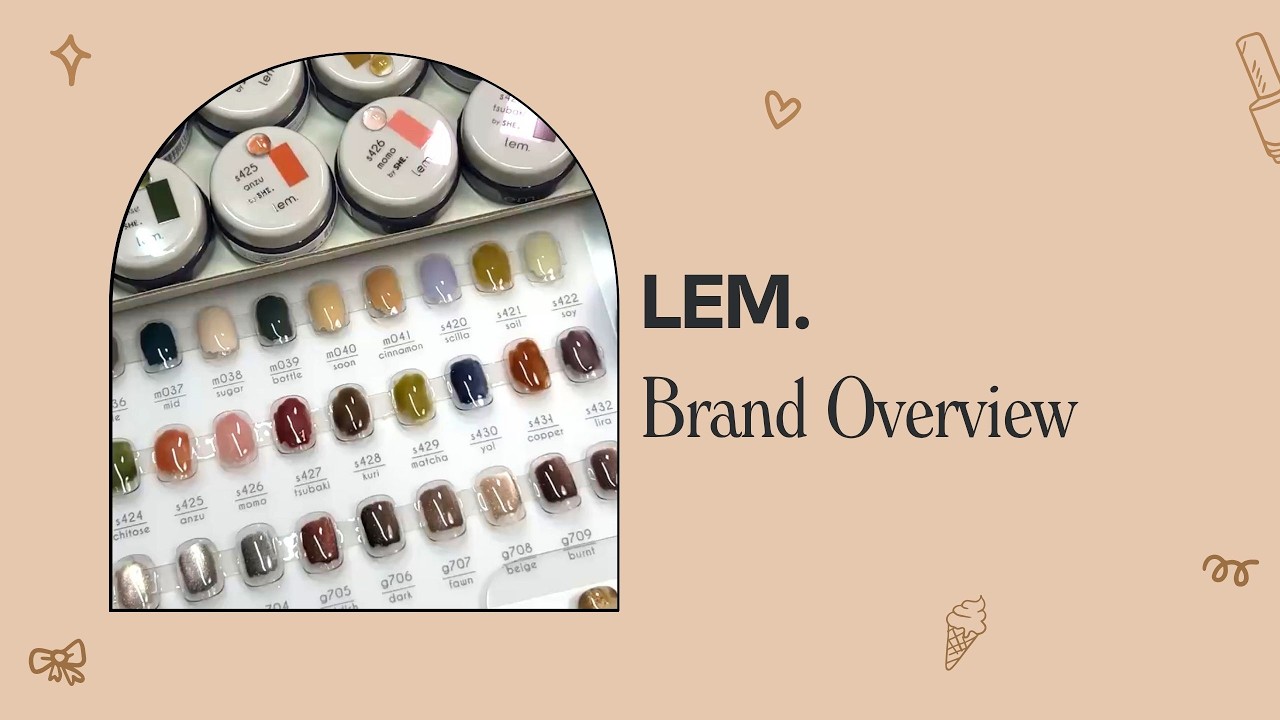 Lem. Brand Overview | Japanese Nail Products - YouTube